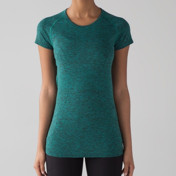 Lululemon Swiftly Tech Short Sleeve Viridian Green - Picture 1 of 5